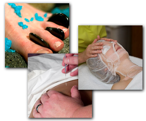 Massage, akupunktur og zoneterapi